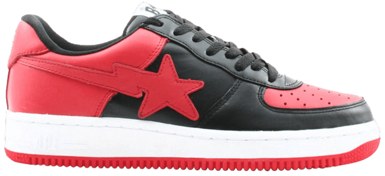 Bapesta FS 001 Low Black Red