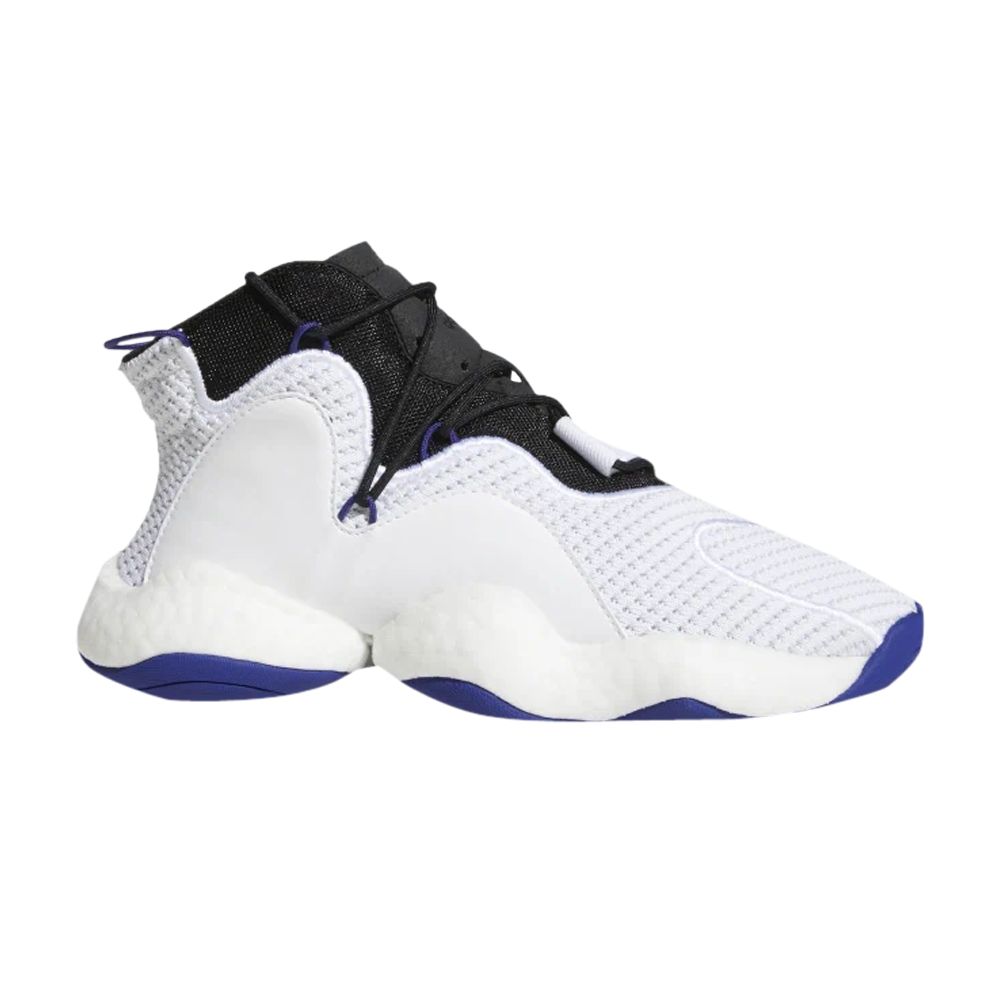 Pre-owned Adidas Originals Adidas Crazy Byw J 'cloud White Real Purple' | Kid's Size 5.5