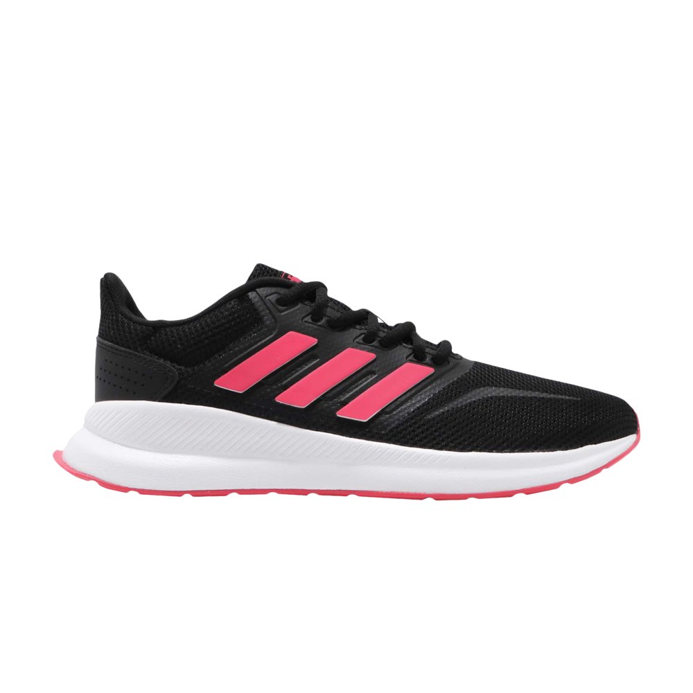 Pre-owned Adidas Originals Wmns Runfalcon 'shock Red' In Black