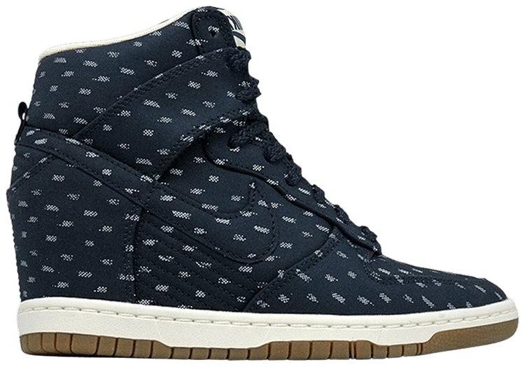 Nike Wmns Dunk Sku Hi Print Obsidian