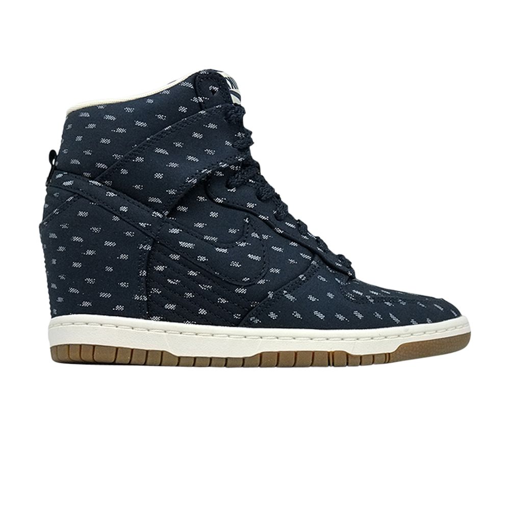 Nike Wmns Dunk Sku Hi Print 'Obsidian' | Blue | Women's Size 8.5 - 543258-400