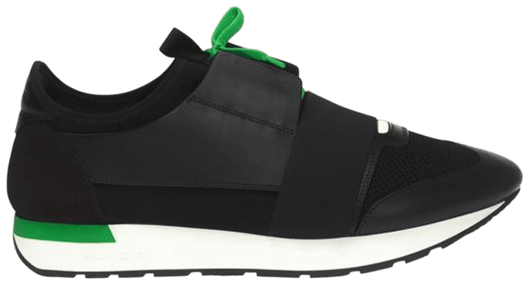 【国内発送】BALENCIAGA スニーカー RACE RUNNER 551634-1000 Buy Balenciaga Race Runner 'Black Green' - 551634 W0YXS 1000