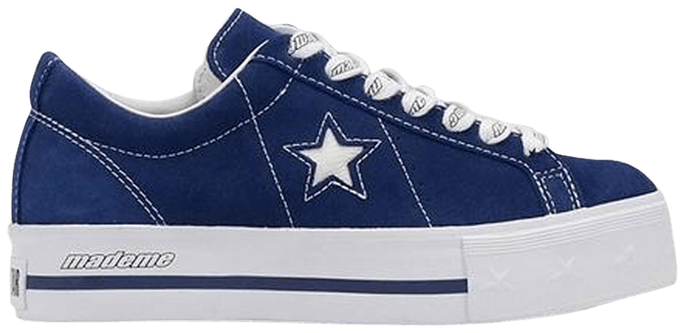 MadeMe x Converse Wmns One Star Platform Low Medieval Blue