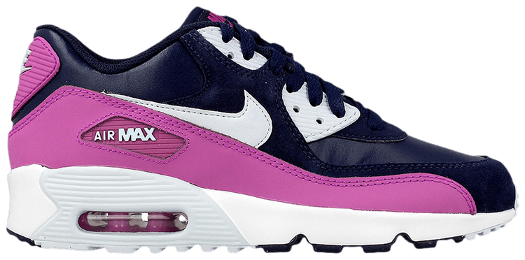 Nike Air Max 90 Leather GS Midnight Navy