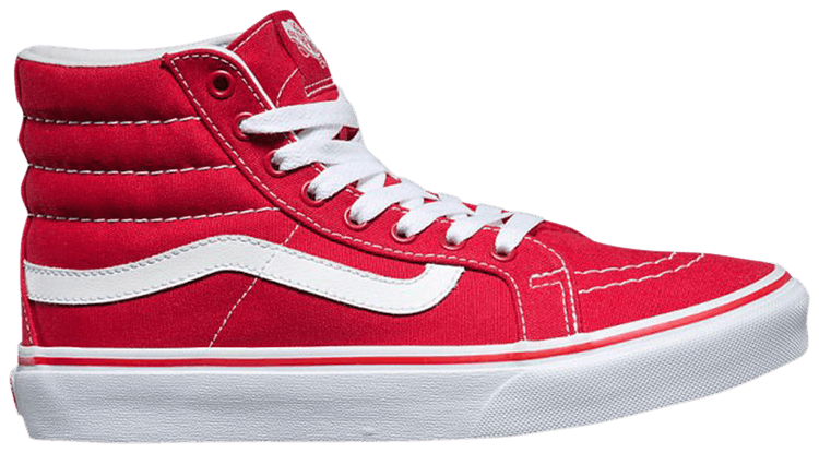 Vans Sk8 Hi Slim Racing Red