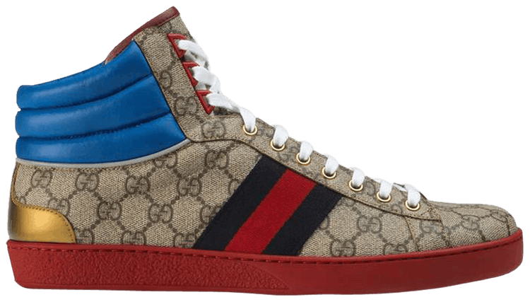 Blue gucci high tops deals