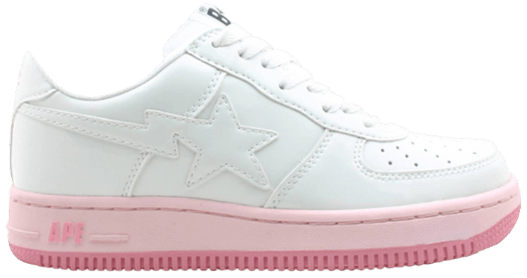 Bapesta FS 001 Low White Pink