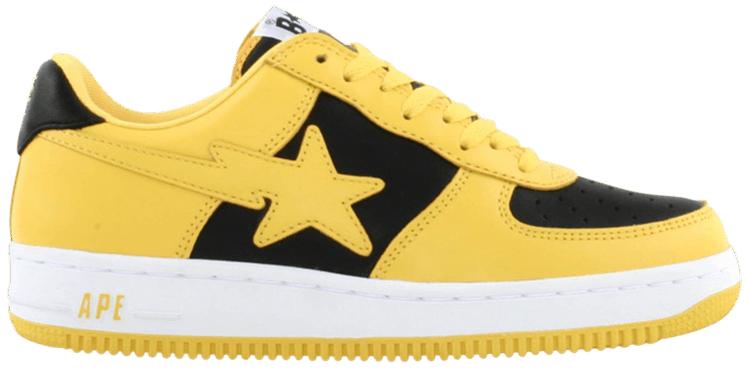 Bapesta FS 001 Low Yellow Black
