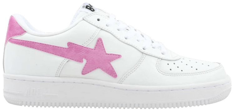 Bapesta FS 001 Low White Pink