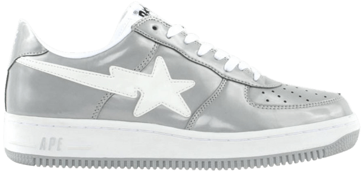 Bapesta FS 001 Low Silver