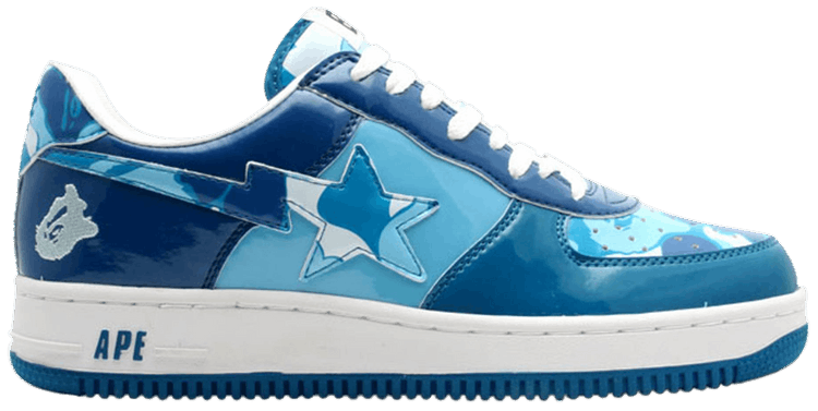 Bapesta FS 001 Low Blue Camo