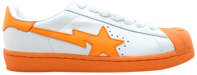 Bapesta FS 004 Low White Orange