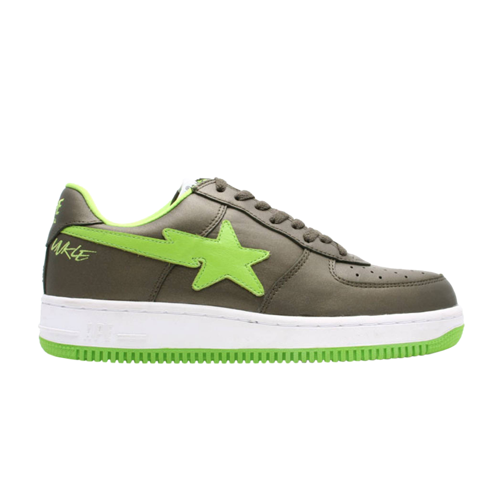 Buy U.N.K.L.E. x Bapesta FS-001 Low 'Charcoal Green' - 998 | GOAT