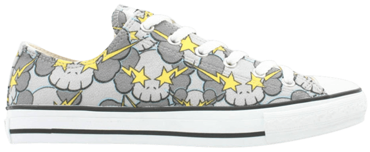 Bapesta FS 010 Canvas Low Yellow Grey