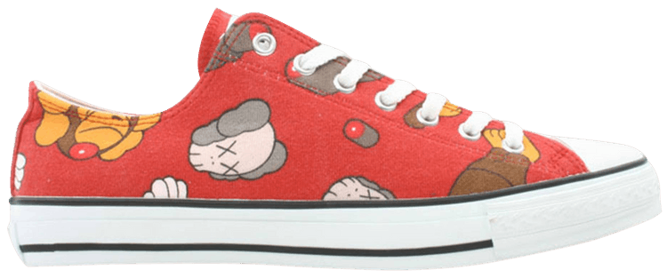 Bapesta FS 010 Canvas Low Red