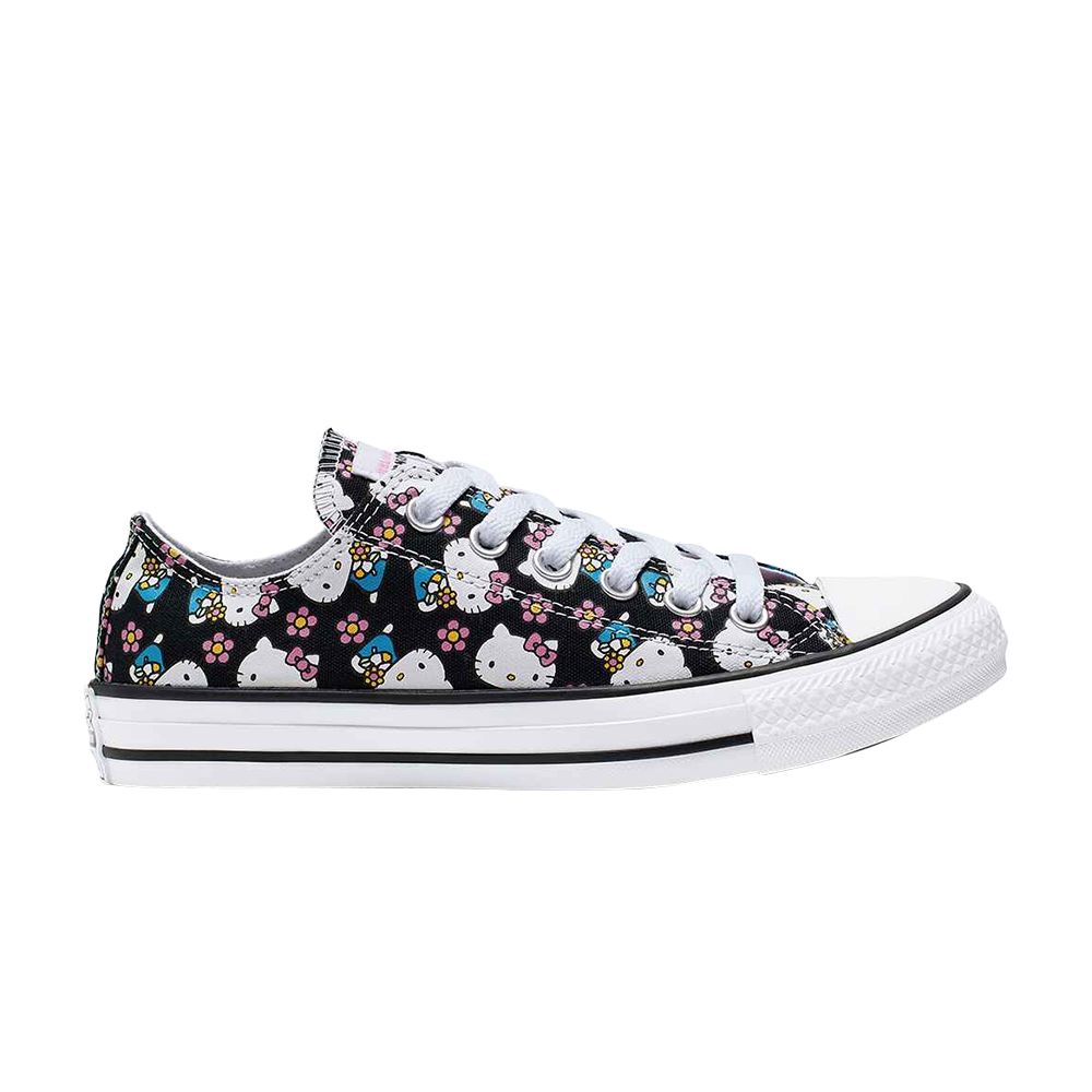 Converse Hello Kitty x Chuck Taylor All Star Ox 'Kitty Flower Pattern' | Black | Women's Size 5