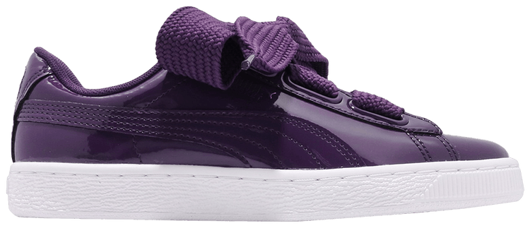 Puma Wmns Basket Heart Patent Indigo