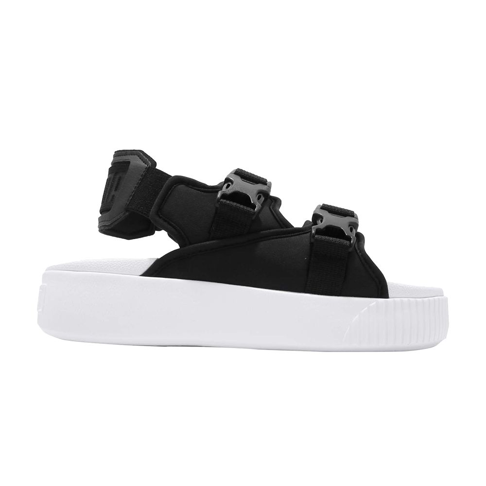 Pre-owned Puma Wmns Platform Slide Ylm 19 'black White' | Women's Size 6.5