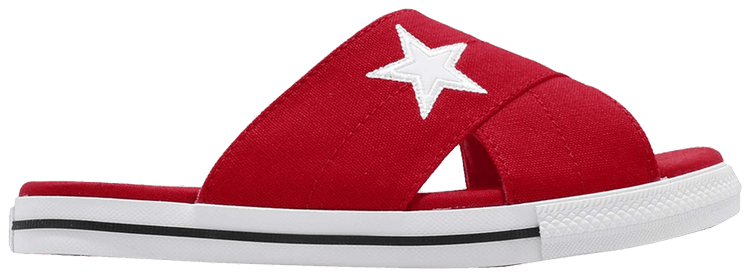 Size 5.0 Wmns One Star Slide Red