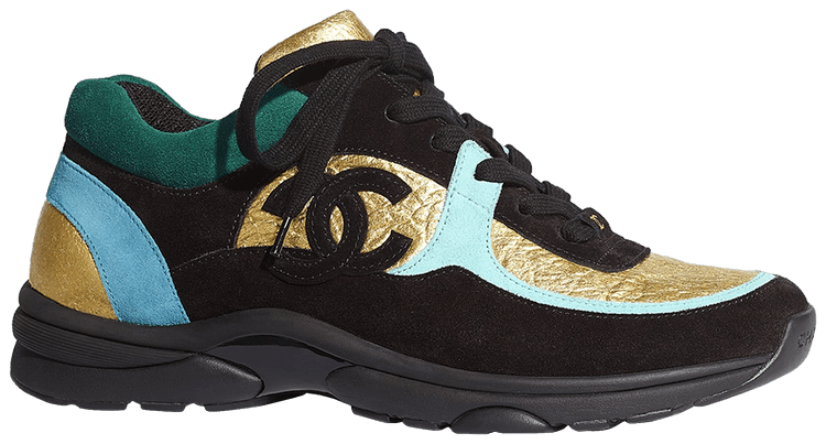 Chanel Wmns Sneaker Turquoise Gold