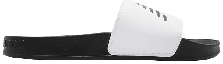 New Balance 200 Slides White Black