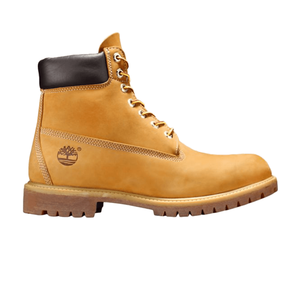 Pre-owned Timberland 6 Inch Premium Waterproof Boots Wide 'wheat' In Brown