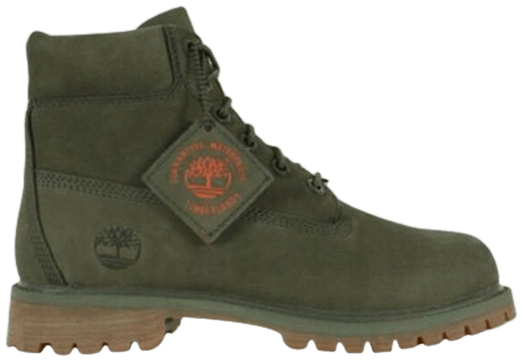 6 Inch Premium Waterproof Boot Junior 'Dark Green'