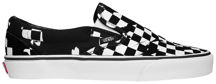 Vans sales checkerboard overprint