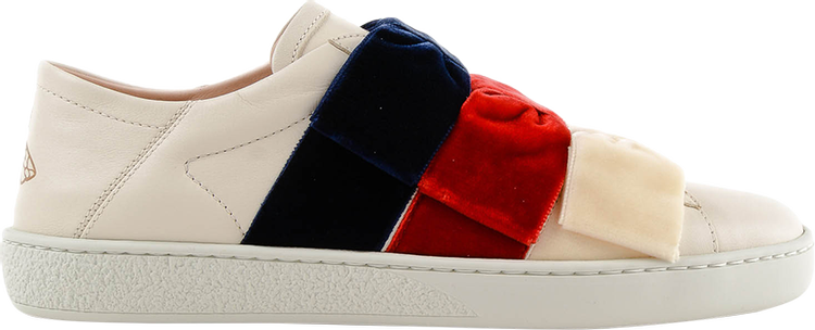 Gucci Wmns Ace Leather Low 'Ribbons'