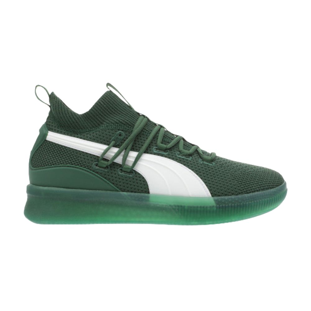 Pre-owned Puma Clyde Court 'city Pack - Boston' In Green