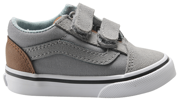 Vans Old Skool V Toddler Front Gray