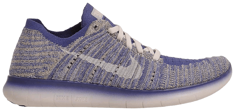 Nike Free RN Flyknit Metallic GS Dark Purple Dust