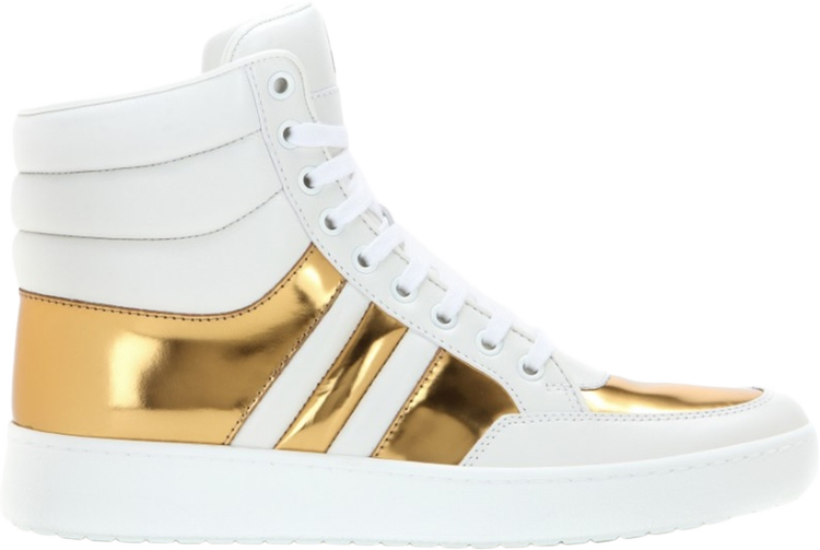 Gucci Signature Padded Leather High 'White Gold'