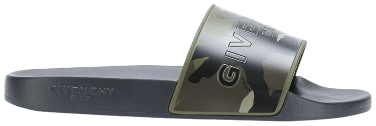 Givenchy camo slides sale