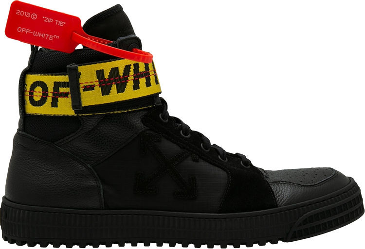Off-White Industrial Belt High 'Black Yellow'