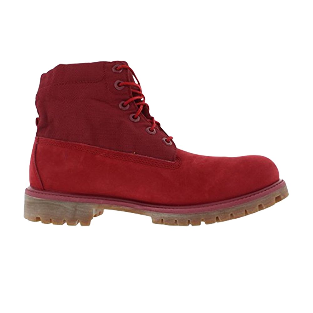 Pre-owned Timberland Roll Top Boot 'red'