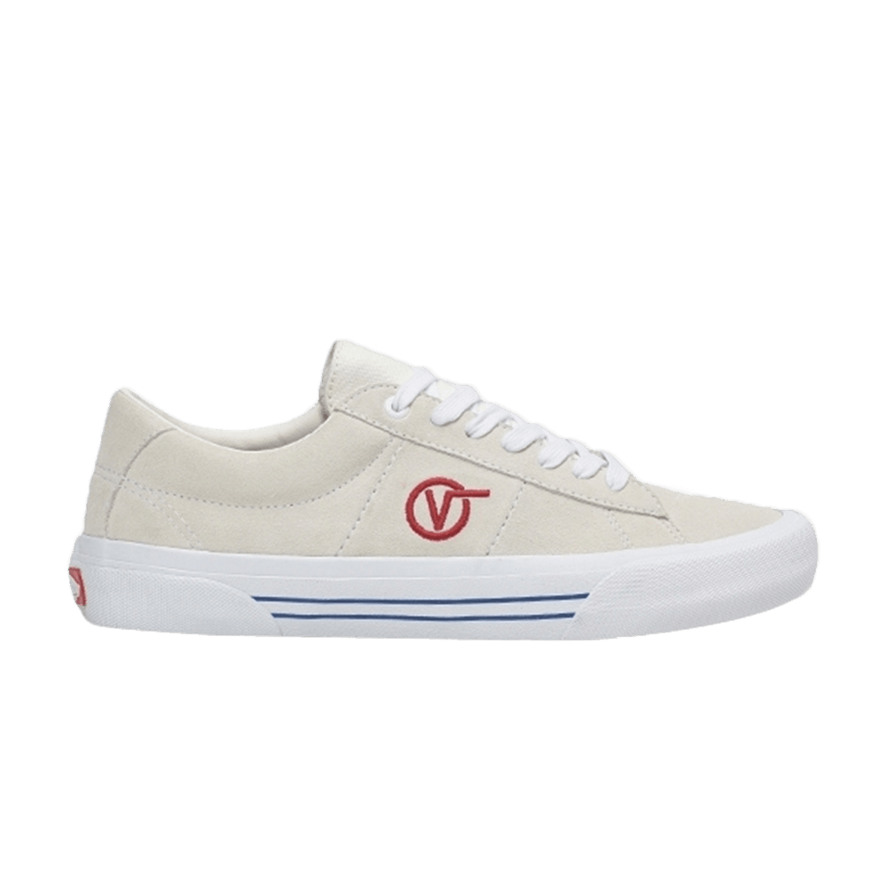 Vans Saddle Sid Pro - Marshmallow / Racing Red