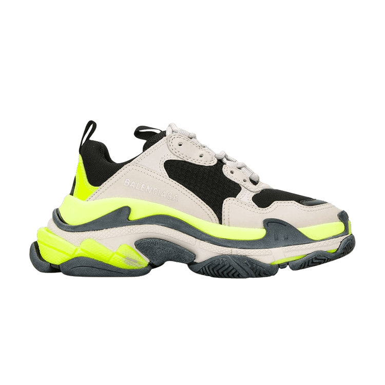 Triple s grey yellow hot sale