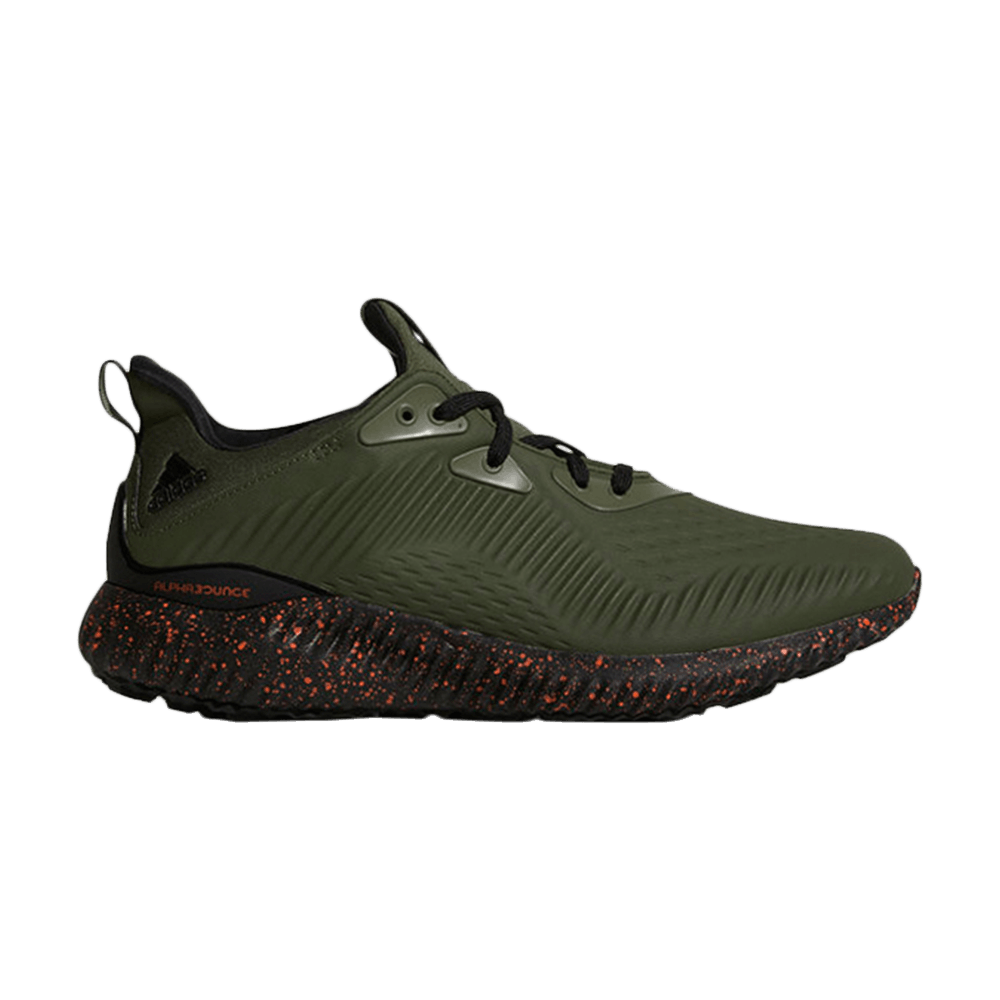 adidas alphabounce olive green