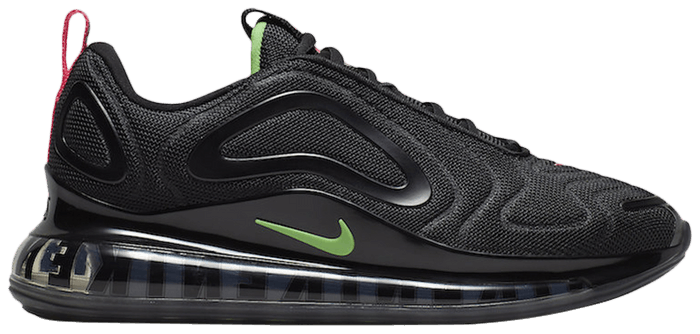 green and black air max 720