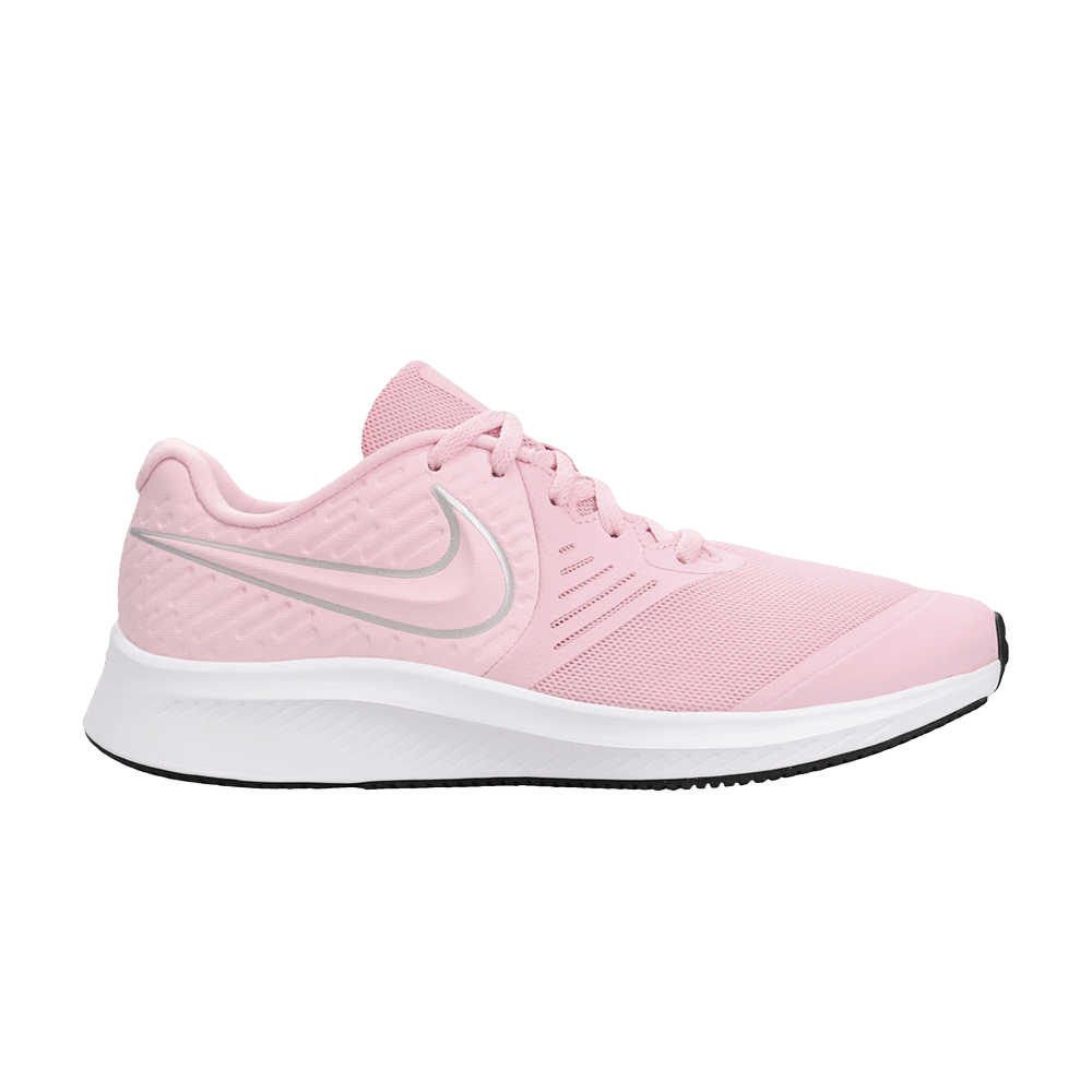 nike star runner pink silver