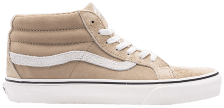 Vans Sk8 Mid Reissue Hairy Suede Mix   Tan