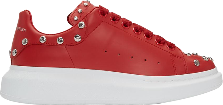 Buy Alexander McQueen Studded Oversized Sneaker 'Red' - 535191