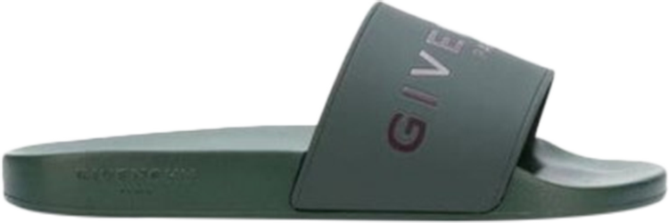 Givenchy Logo Slide 'Bottle Green'