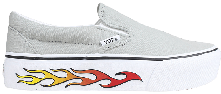 Vans Classic Slip On Sidewall Flame