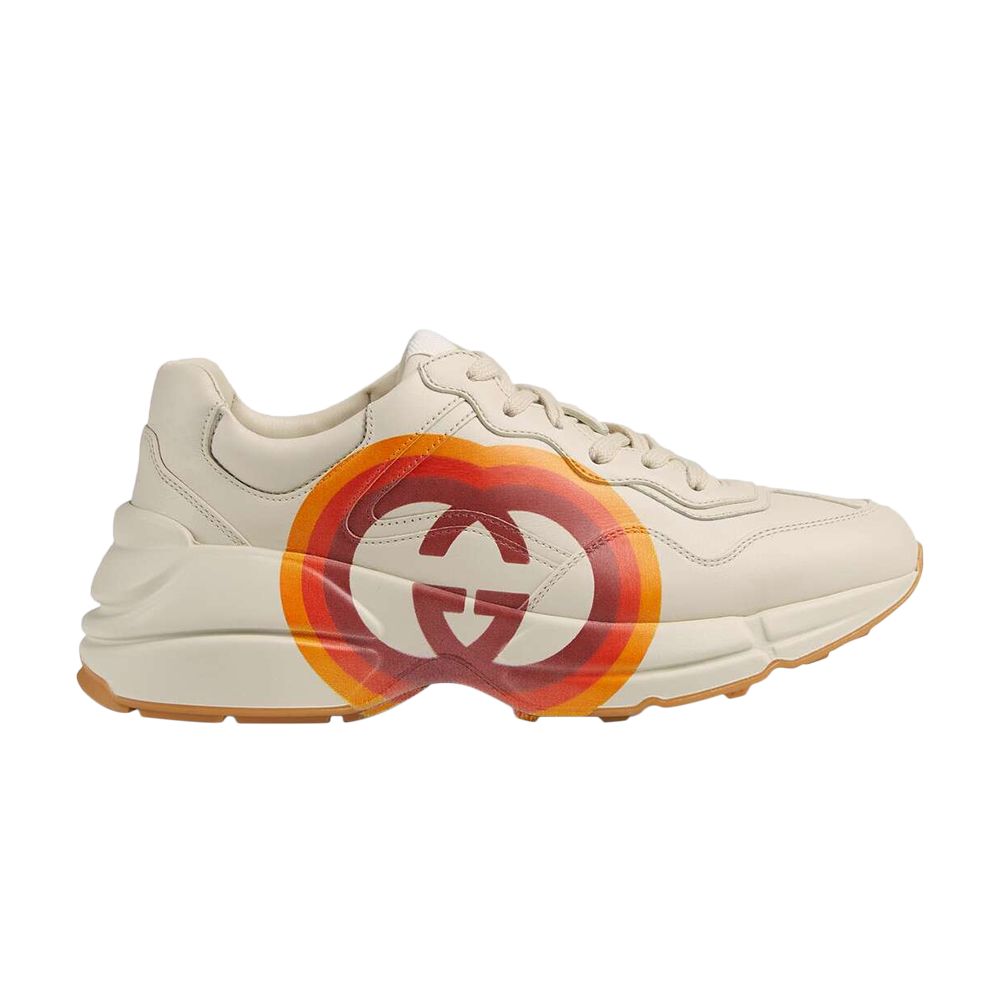 Pre-owned Gucci Wmns Rhyton 'interlocking G And Hearts' | White | Women's Size 35