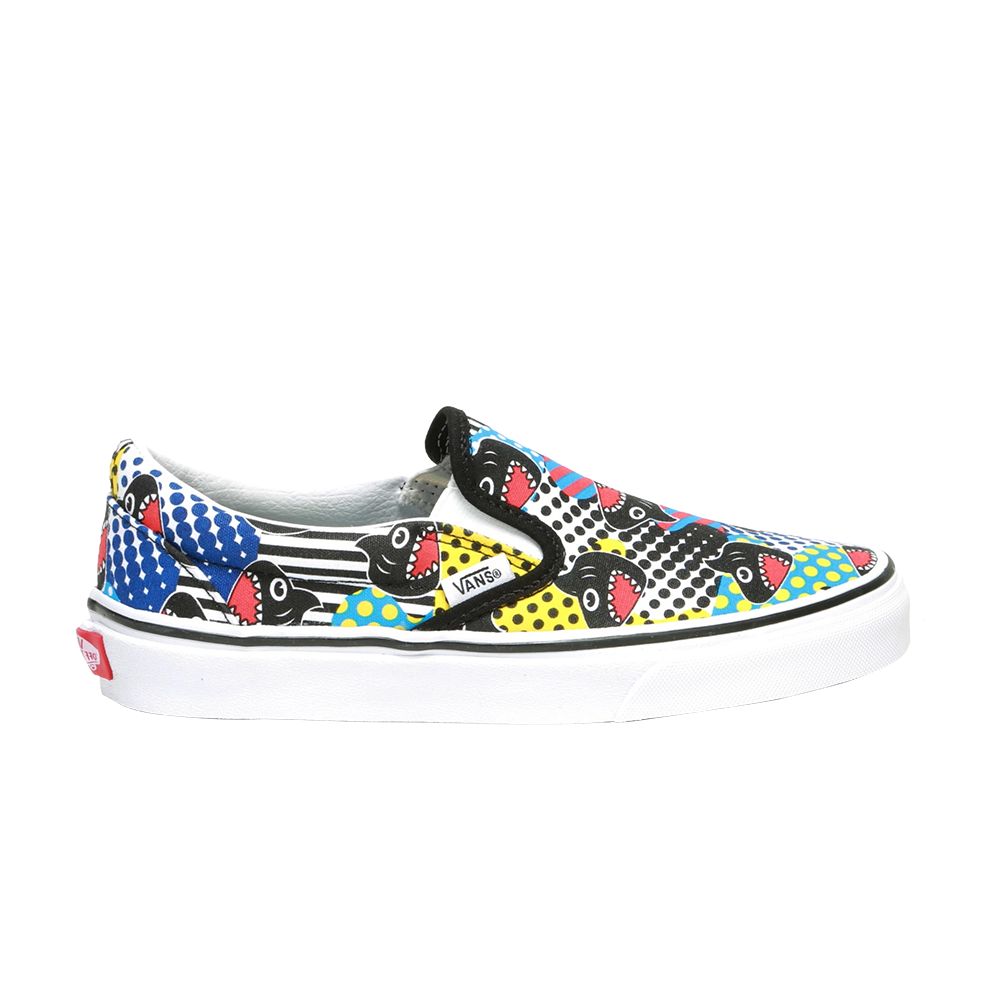 Pre-owned Vans Classic Slip-on 'shark Week' | Multi-color | Men's Size 3.5
