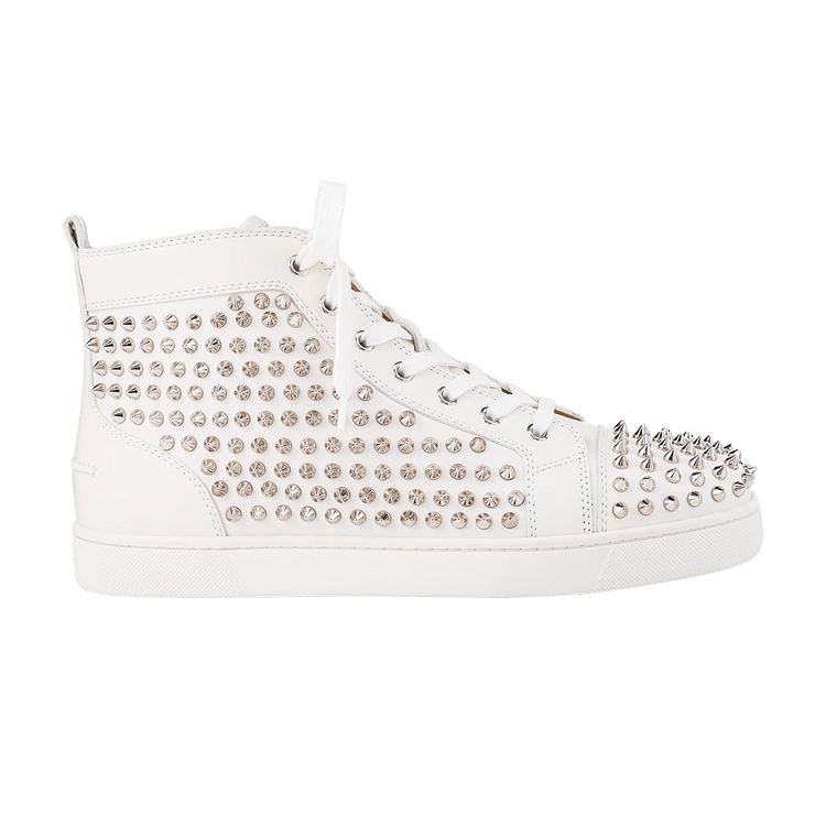 Louboutin silver spikes on sale