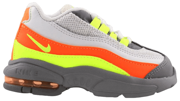 Nike Little Max 95 TD Grey Orange Volt