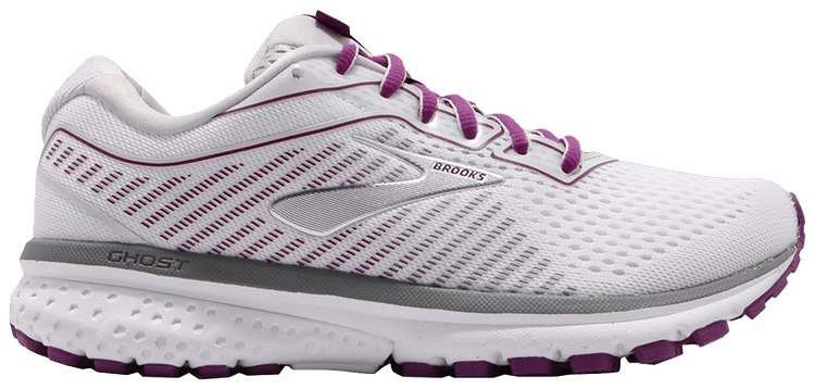 Brooks Wmns Ghost 12 Wide White Purple